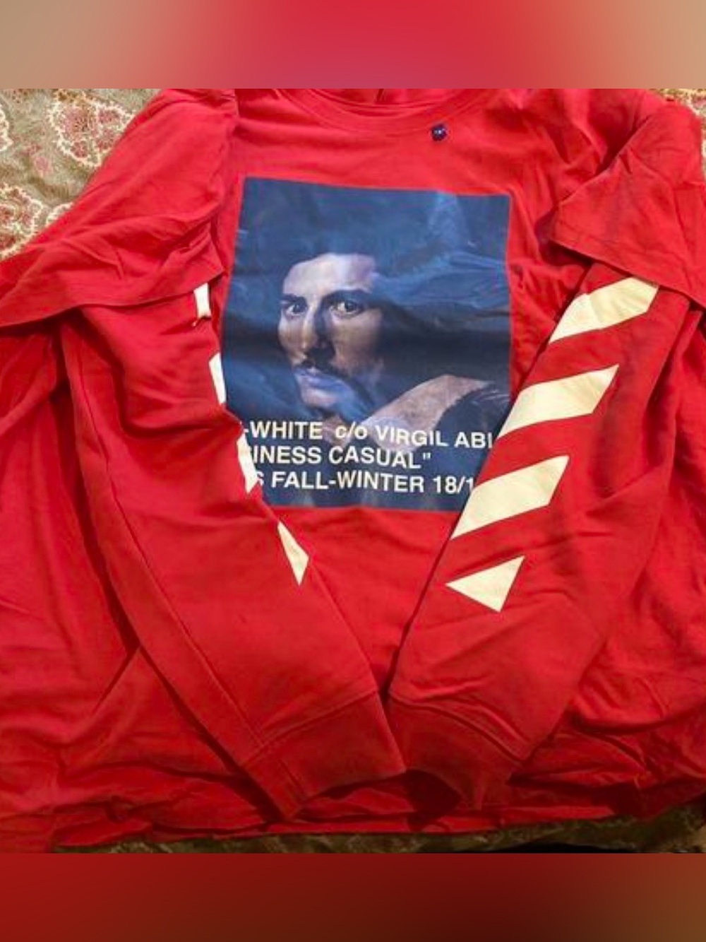 Off-White Red Bernini Hoodie